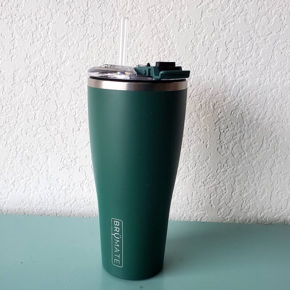 Brumate Other - Brumate NAV XL 32oz Tumbler Hunter Green Blue WIth Straw NWT NEW